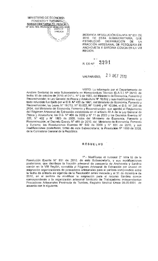 r ex 3291-2010 modifica rs 831-2010 pelagicos viii.pdf