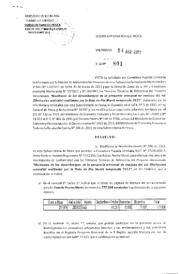 r ex 801-2011 modifica rs 186-2011 pupelde merluza del sur x.pdf