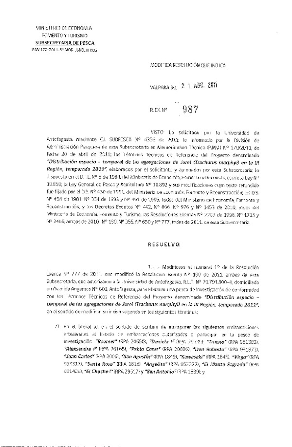 r ex 987-2011 modifica r 777-2011 universidad antofagasta jurel iii.pdf