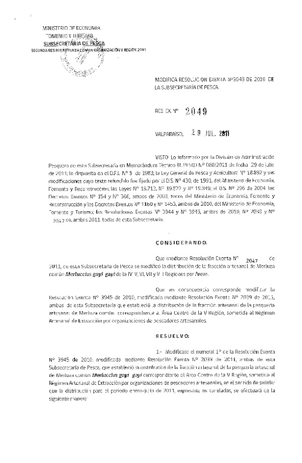 r ex 2049-2011 modifica r 3945-2010 rae merluza comun v.pdf