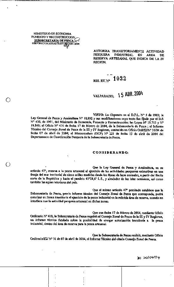 resol 1032-04 perforacion arrastre iv reg-2004.pdf