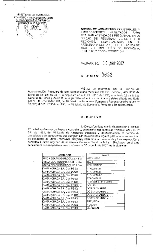 r ex 2622-07 nomina de armadores jurel i-ii.pdf