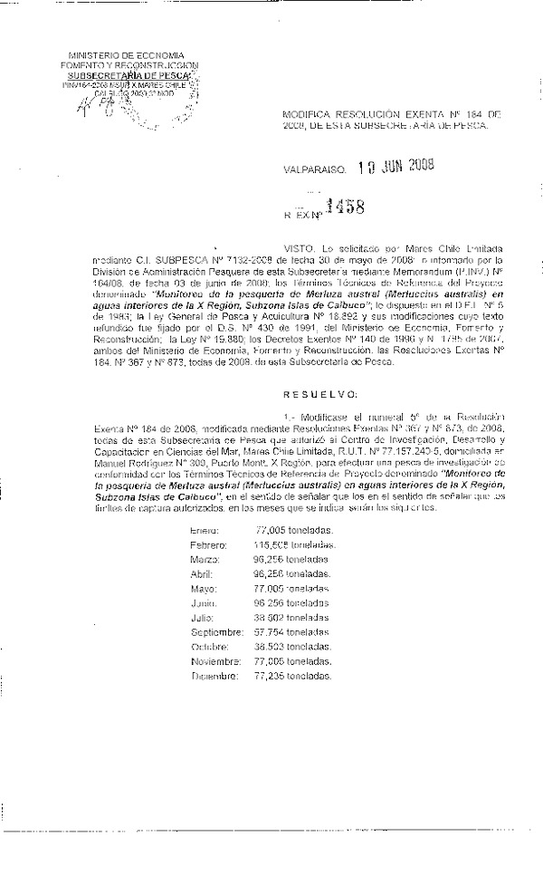 r ex pinv 1458-08 mod rs 184-08 mares chile merluza del sur x.pdf