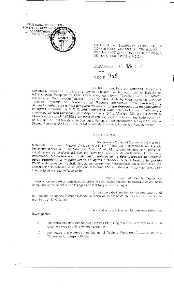 r ex pinv 989-09 sociedad comercial matamala troncoso y ugalde lmt pulpo x.pdf
