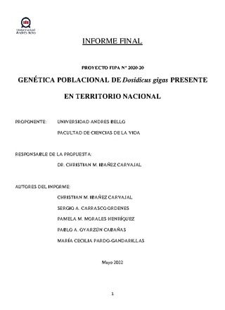 Informe final