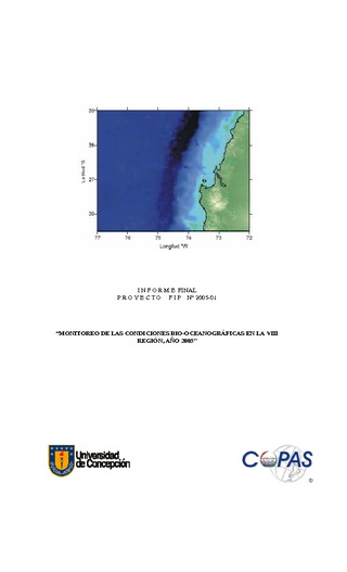 Informe Final : MONITOREO DE LAS CONDICIONES BIO-OCEANOGRAFICAS EN LA VIII REGION, AÑO 2005