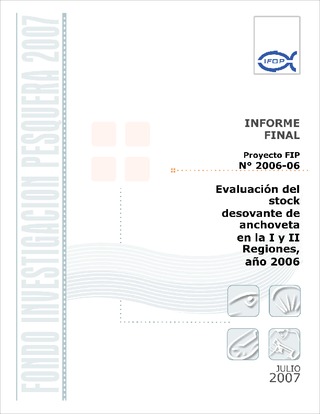 Informe Final : EVALUACIÓN DEL STOCK DESOVANTE DE ANCHOVETA, I Y II REGIONES AÑO 2006