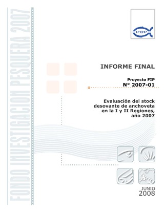 Informe Final : EVALUACIÓN DEL STOCK DESOVANTE DE ANCHOVETA EN LA I Y II REGIONES, AÑO 2007