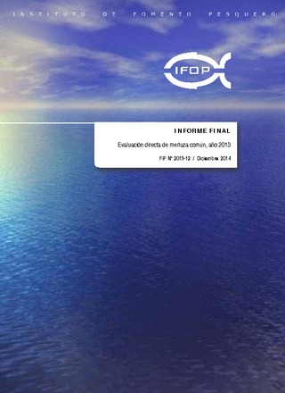 Informe Final : Evaluación directa de merluza común, año 2013