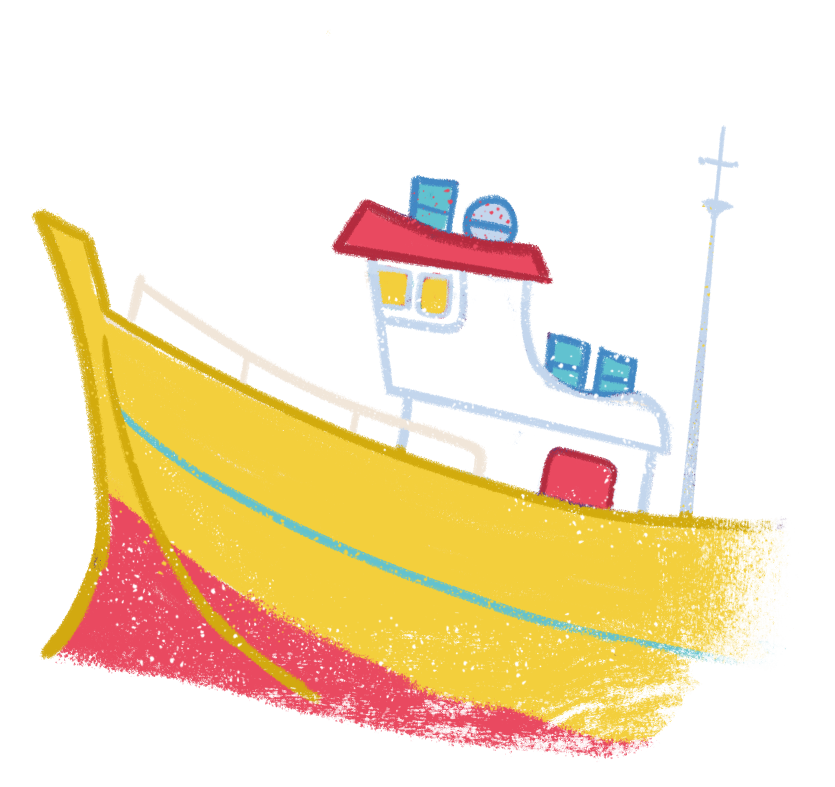 ilustración de un barco