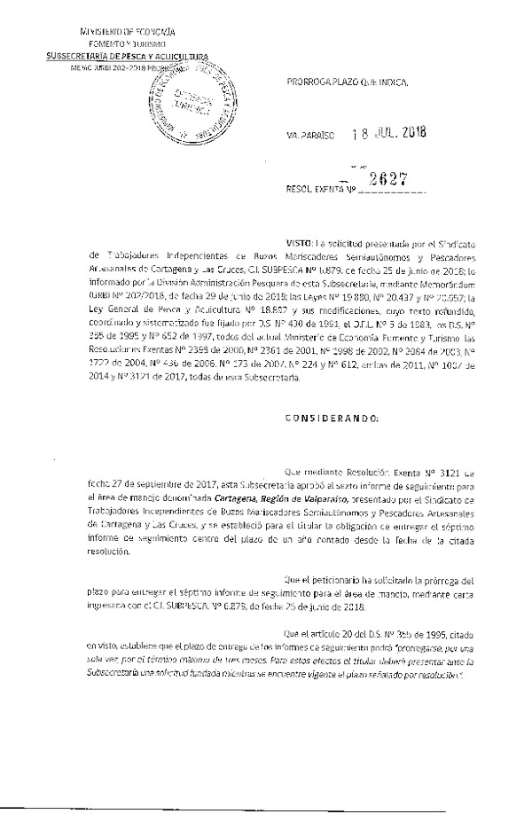 Res. Ex. N° 2627-2018 Prorroga 7° Seguimiento.