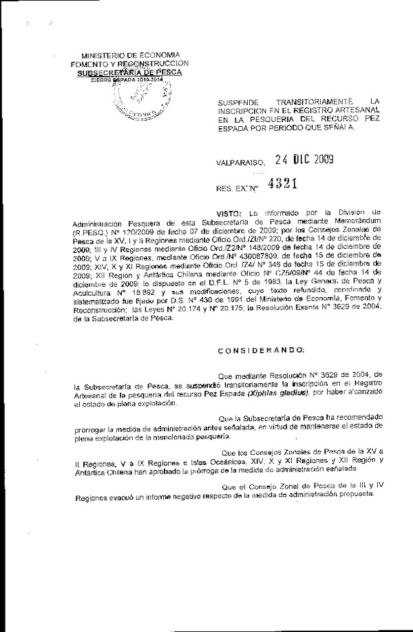 r ex 4321-09 cierre registro pez espada xv-xii.pdf