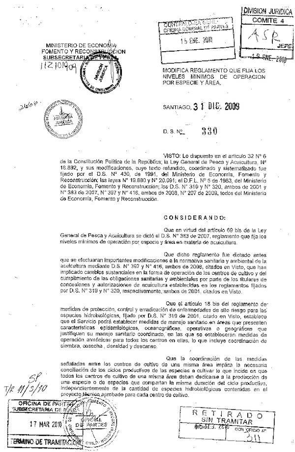 ds 330-2009 modifica reglamento fija niveles minimos de operacion de operacion por especie.pdf