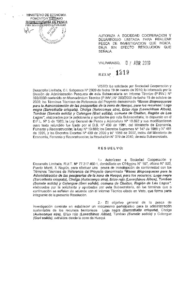 r ex 1219-2010 bentonicos x.pdf