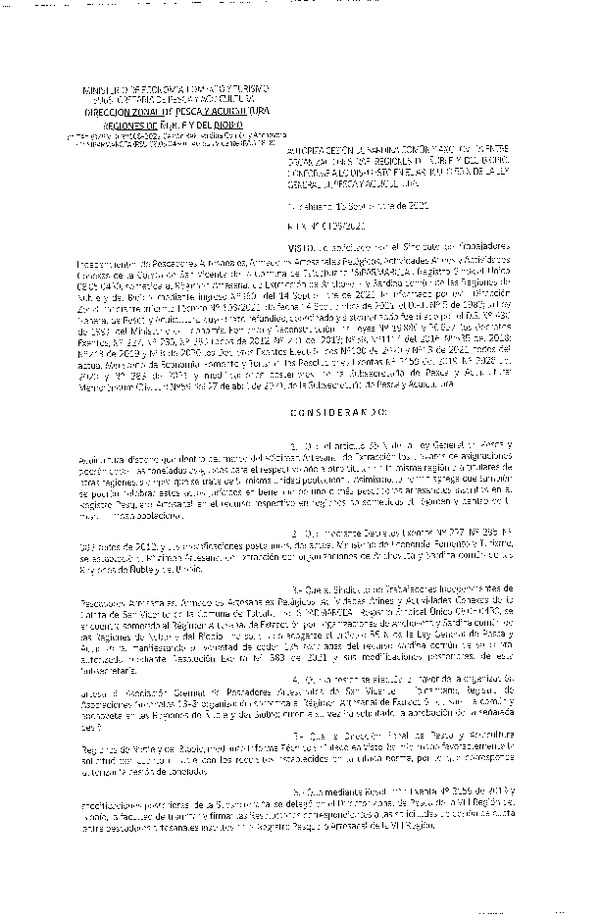 Res. Ex. N° 108-2021 (DZP Ñuble y del Biobío) Autoriza cesión Sardina Común y Anchoveta Región de Ñuble-Biobío (Publicado en Página Web 15-09-2021)