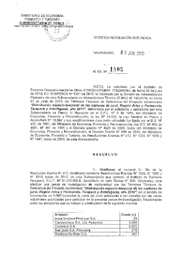 r ex pinv 1805-2010 modifica r 417-2010 ifop jurel xv-ii.pdf