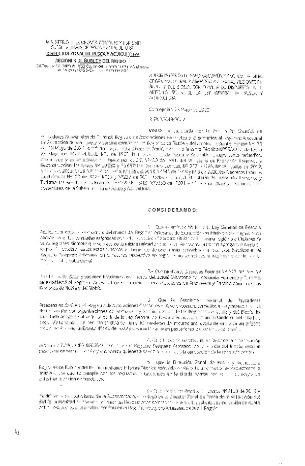 Res. Ex. N° 049-2022 (DZP Ñuble y del Biobío) Autoriza cesión Sardina común y Anchoveta. (Publicado en Página Web 25-05-2022)