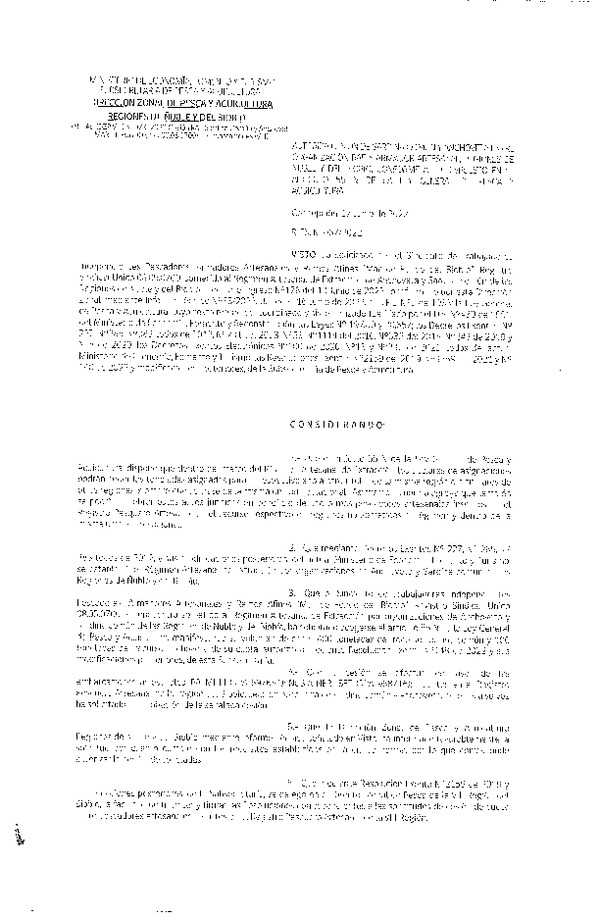 Res. Ex. N° 067-2022 (DZP Ñuble y del Biobío) Autoriza cesión Sardina común y Anchoveta. (Publicado en Página Web 17-06-2022)