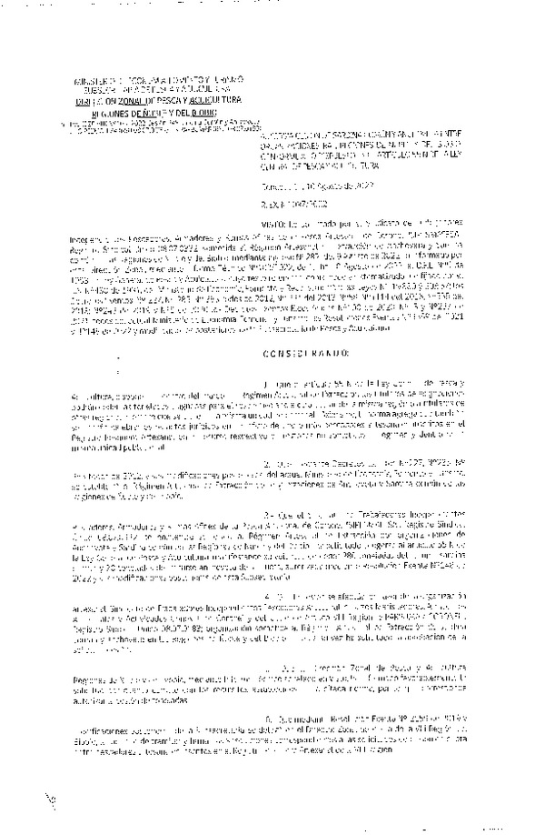 Res. Ex. N° 097-2022 (DZP Ñuble y del Biobío) Autoriza cesión Sardina común y Anchoveta. (Publicado en Página Web 10-08-2022)