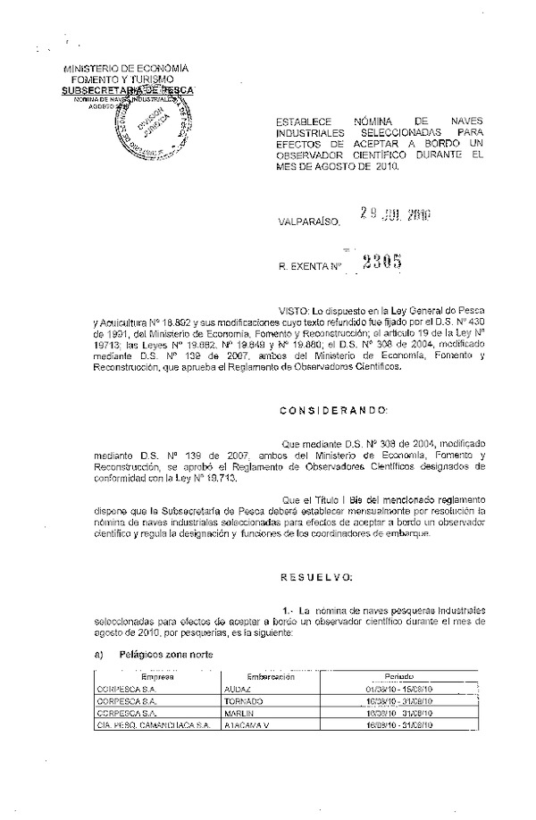 r ex 2305-2010 nomina de naves industriales para observador cientifico mes agosto 2010.pdf