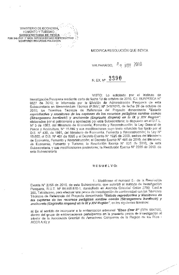 r ex 3390-2010 modifica r 2255-2010 inpesca anchoveta y sardina ix-xiv.pdf