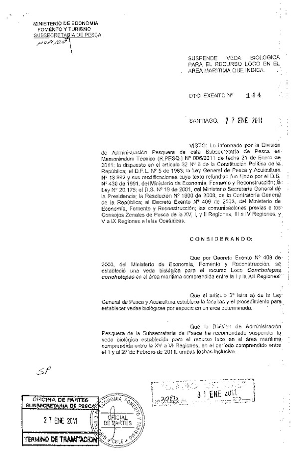 d ex 144-2011 suspende veda biologica xv-vi.pdf