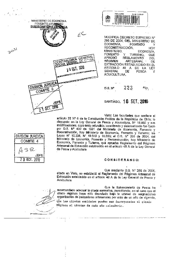 ds 223-2010 modifica ds 296-04 regimen artesanal de extraccion.pdf