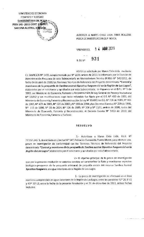 r ex 931-2011 mares chile sardina austral x.pdf