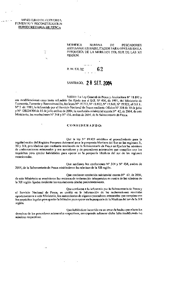 resol m ex 62-04 mod res 344 y 345-04 nomina xii.pdf