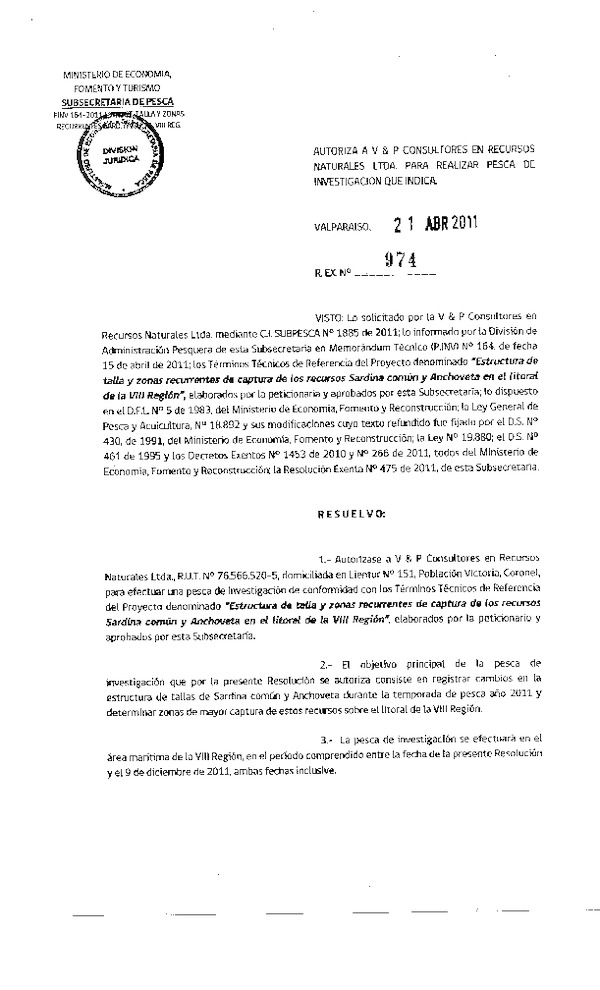 r ex 974-2011 v y p consultores anchoveta sardina viii.pdf