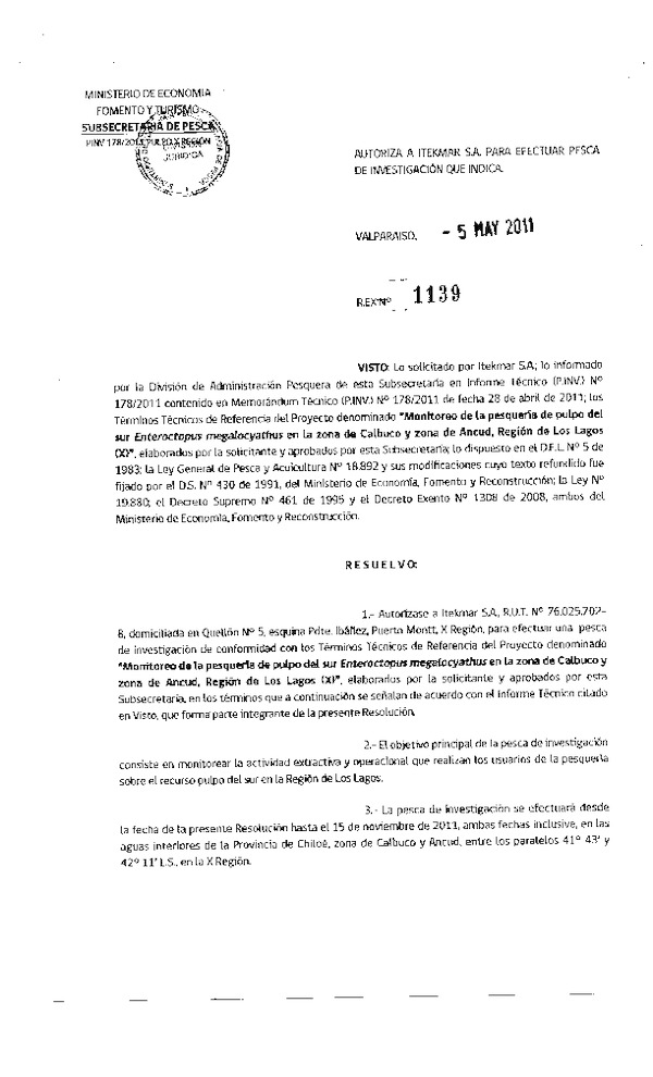 r ex 1139-2011 itekmar pulpo x.pdf
