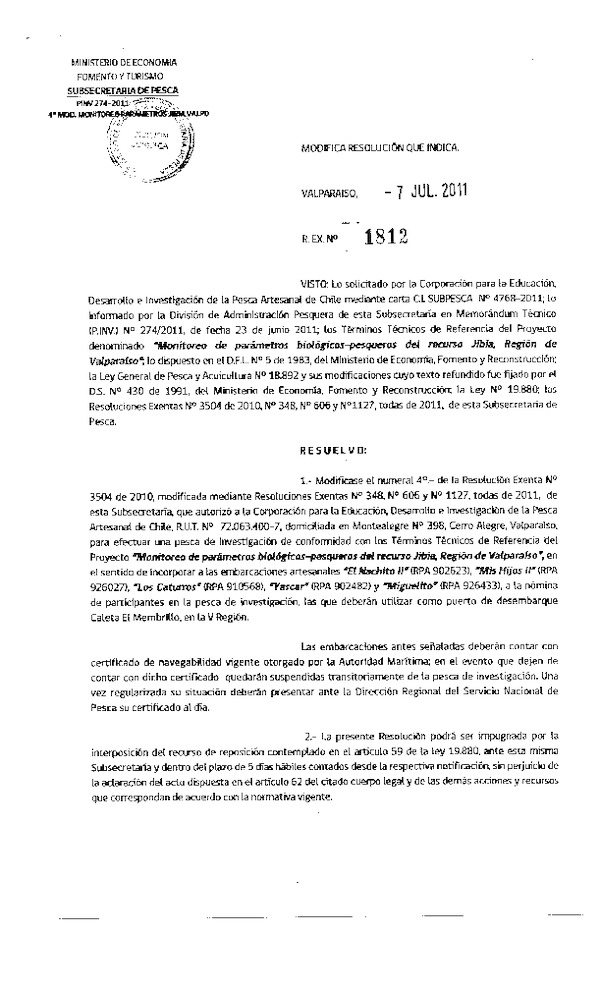 r ex 1812-11 modifica r 3504-2010 cedipac jibia v.pdf