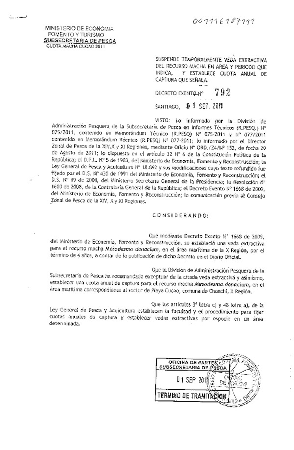 d ex 792-2011 suspende veda extractiva establece cuota macha cucao x.pdf