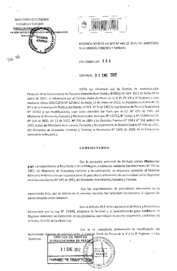 d ex 141-2012 modifica d ex 445-2011 rae merluza comun vii.pdf