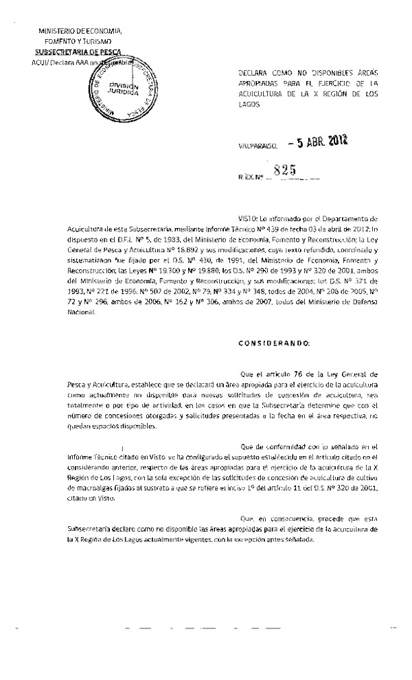 r ex 825-2012 declara area no disponible para acuicultura x.pdf