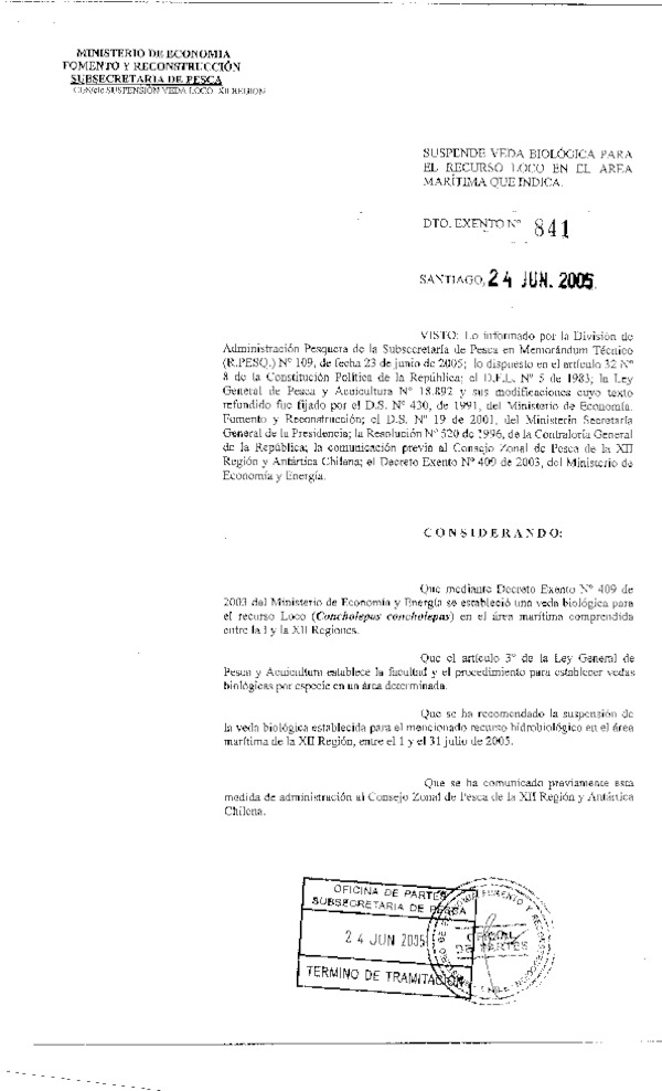 d ex 841-05 suspende veda loco xii.pdf