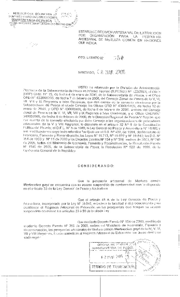 d ex 350-06 establece rae por organizacion m comun v-viii.pdf