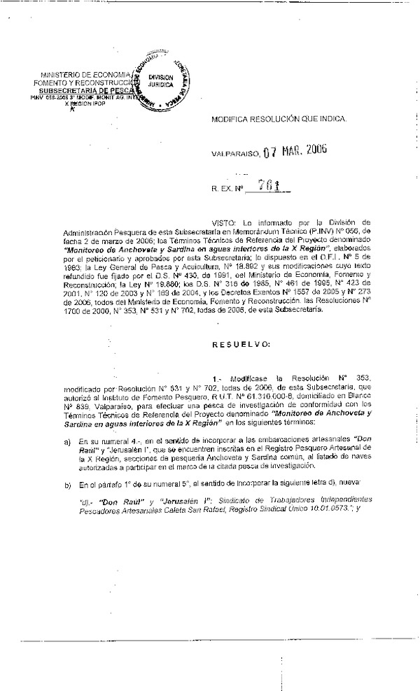 r ex pinv 761-06 mod r 353-06 ifop anchoveta sardina x.pdf