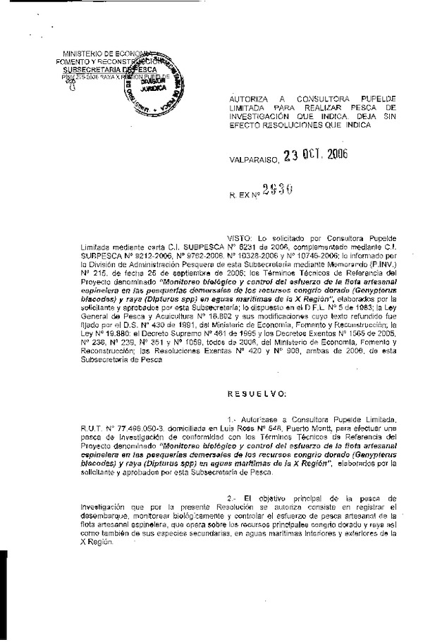 r ex pinv 2930-06 pupelde congrio raya x.pdf