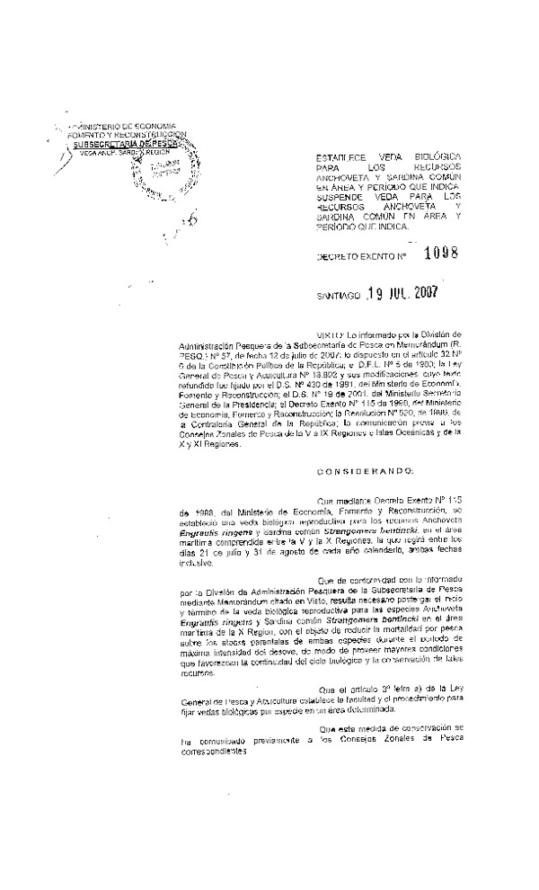 d ex 1098-07 establece veda biologica anchoveta sardina comunun x region.pdf