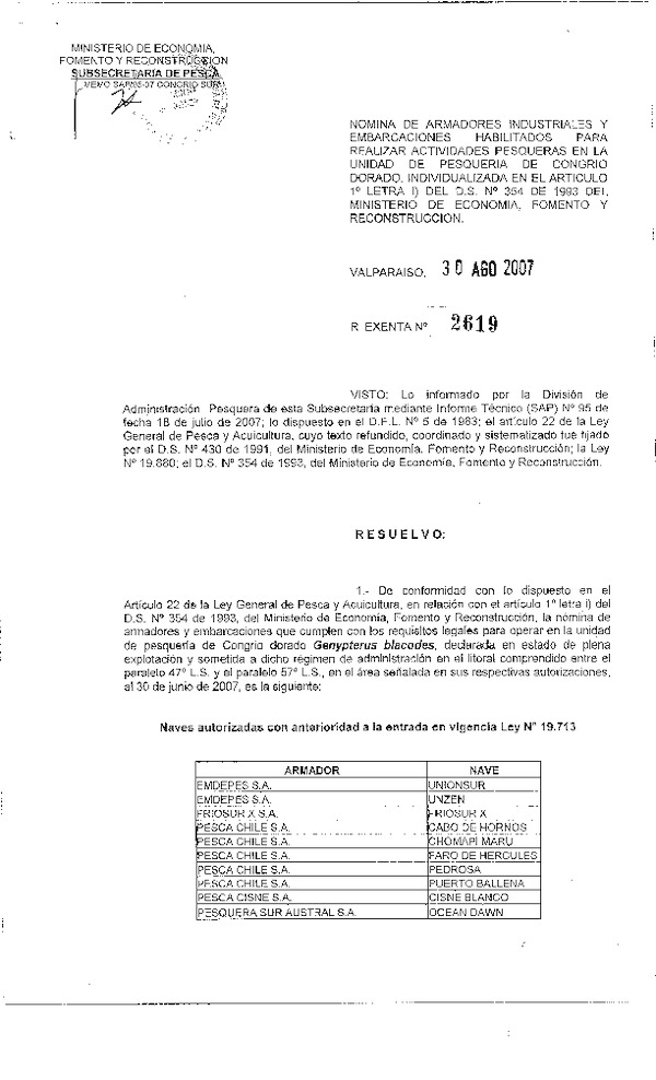 r ex 2619-07 nomina de armadores congrio dorado 47 ls-57 ls.pdf