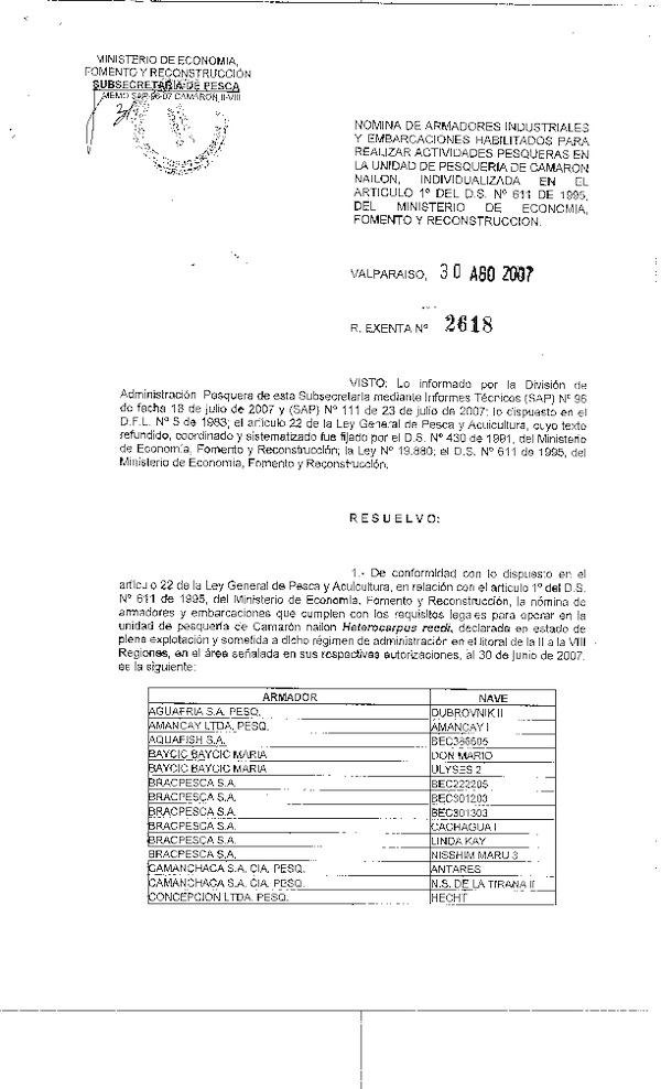 r ex 2618-07 nomina de armadores camaron nailon ii-viii.pdf