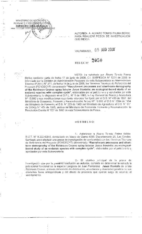 r ex pinv 2050-08 alvaro palma langosta juan fernandez.pdf