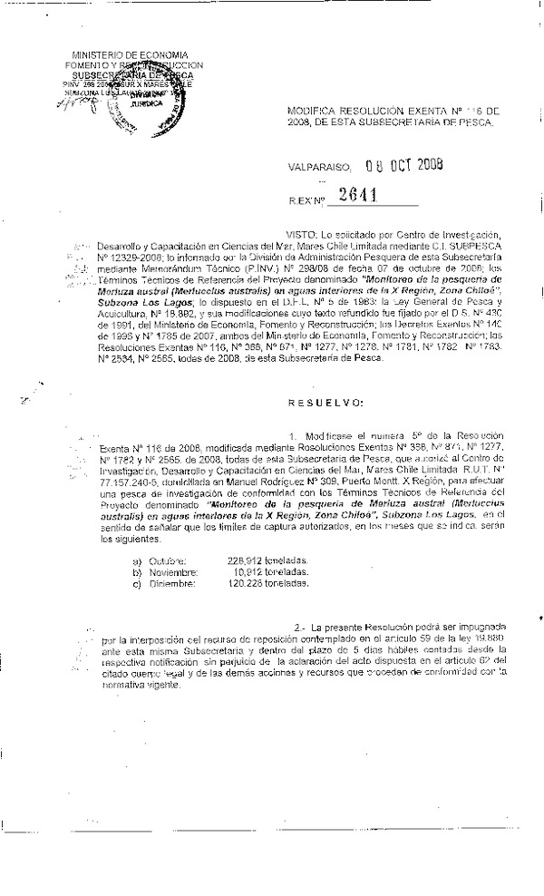 r ex pinv 2641-08 mod r 116-08 mares chile merluza del sur x.pdf