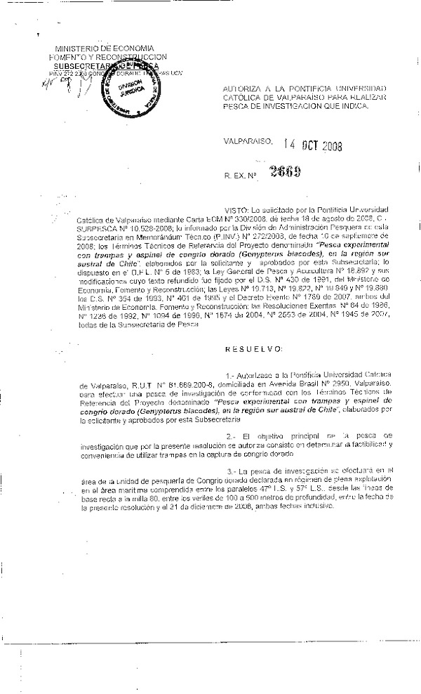 r ex pinv 2669-08 pucv congrio dorado xi-xii.pdf