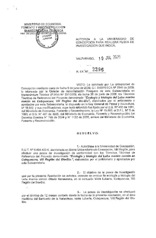 r ex pinv 2396-09 u de concepcion lobo marino viii.pdf