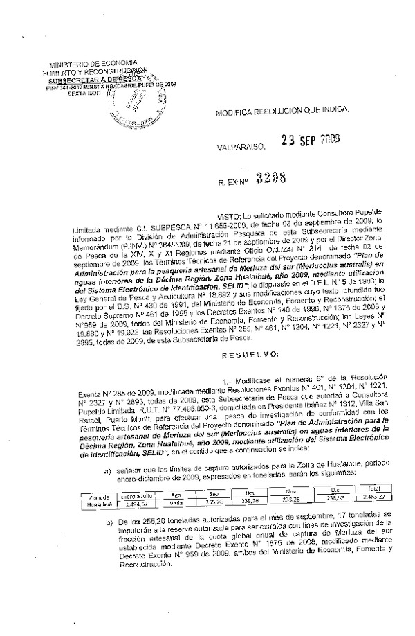 r ex pinv 3208-09 mod r 285-09 pupelde merluza del sur zona hualaihue.pdf