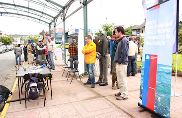 Stand de atado de moscas en Festival de Pesca Recreativa