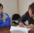 Presidente de la Cooperativa recibe los recursos
