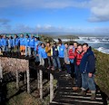 Subsecretario Berazaluce inaugura en Chepu  mirador escultórico para el  avistamiento de avifauna silvestre